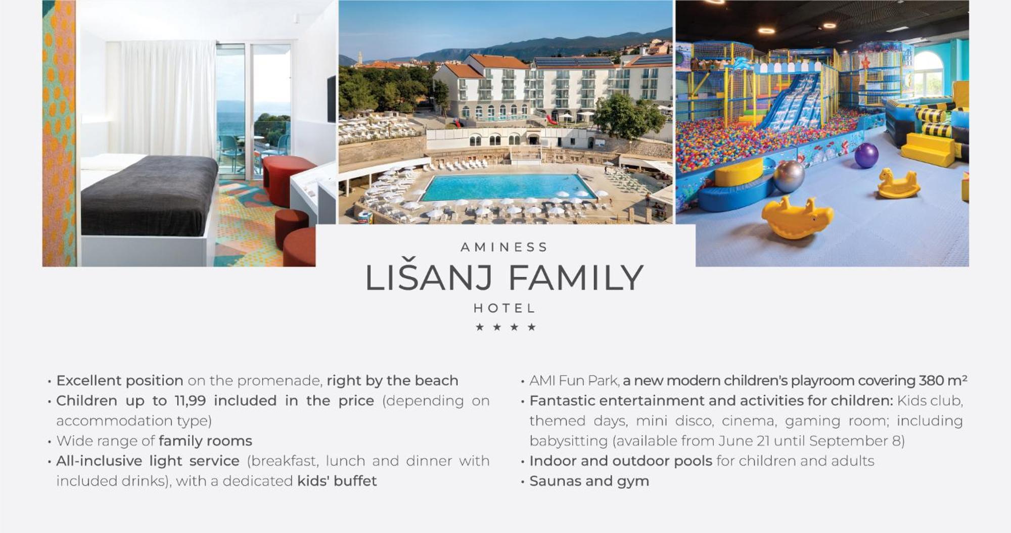 Aminess Vival Lisanj Family Hotel ノヴィ・ヴィノドロスキー エクステリア 写真
